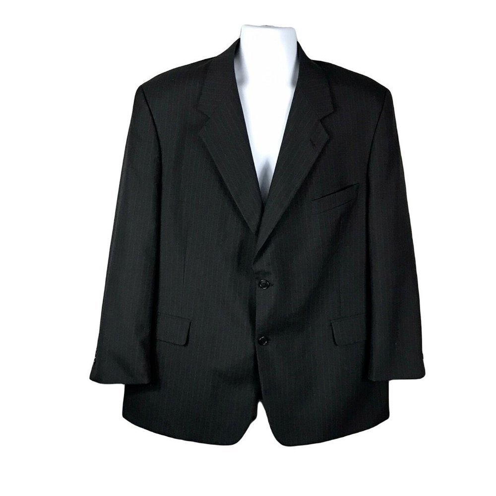 Kilburne & Finch Gray 2 Button Blazer Jacket Sz 46